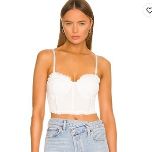 Revolve Super Down Ruffled Top
